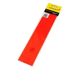 Lever Arch Labels (12) - Fluorescent Red