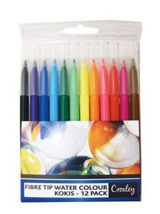 Croxley Fibre Tip Koki - 12 pack